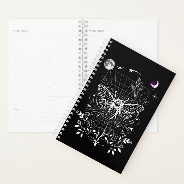 Magical Moon and Moth Planner (Display)