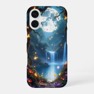 Magical Moonlit Forest Fantasy Glow Phone Case