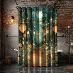 Magical Moonlit Garden   Shower Curtain