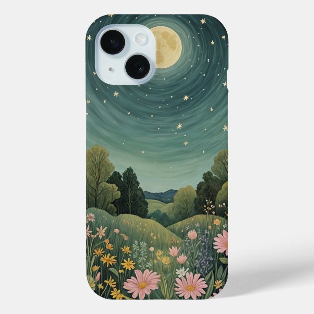Magical Moonlit Meadow Case-Mate iPhone Case (Back)