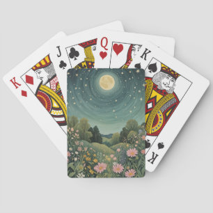 Magical Moonlit Meadow Playing Cards