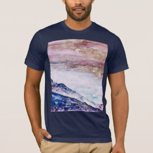 Magical Morning Skyscape Mountains Landscape T-Shirt