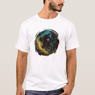 Magical Mountain Biking Adventure Trail Scene  T-Shirt
