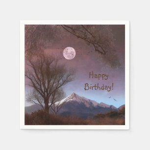 Magical Mountain View Napkin