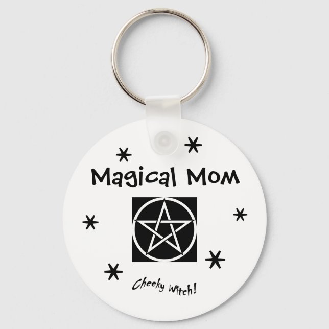 Magical Mum - Mother's Day - Witch's Keychain (Front)