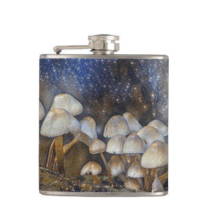 Magical Mushroom Hip Flask
