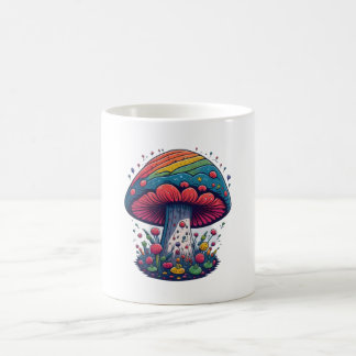 Magical Mushroom Madness Kawaii  Kingdom Coffee Mug