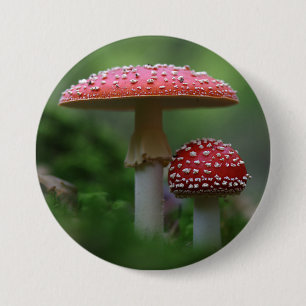 Magical Mushrooms 7.5 Cm Round Badge