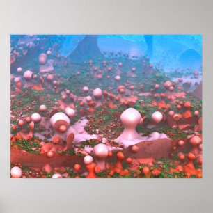 Magical Mushrooms Poster