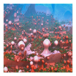 Magical Mushrooms Poster