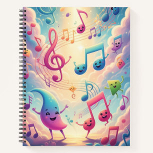Magical Musical Notes Notebook
