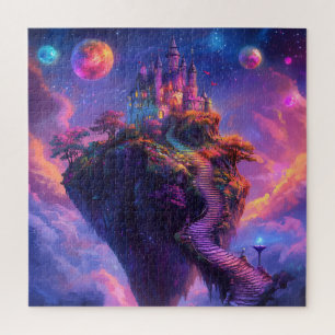 Magical Mysterious Dreamy Castle & Floating Island Jigsaw Puzzle