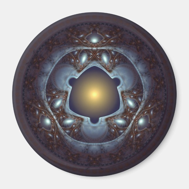 Magical mystical bright pattern magnet (Front)