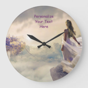 Magical Mystical Fantasy Dream Large Clock
