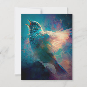Magical Mystical Songbird Singing Its Song
