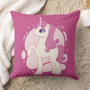 Magical Mythical Unicorn Illustration Cushion