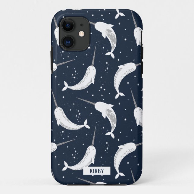 Magical Narwhals in Space Case-Mate iPhone Case (Back)