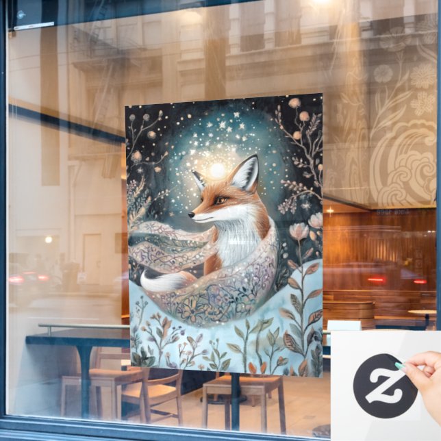 Magical Nature Window Cling (Cafe Window)