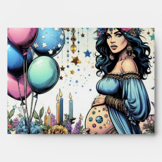 Magical New Baby on Its Way Cards  Envelope