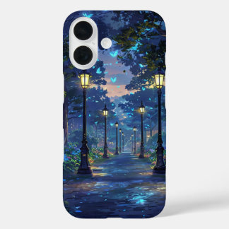 Magical Night Forest Path iPhone 16 Case
