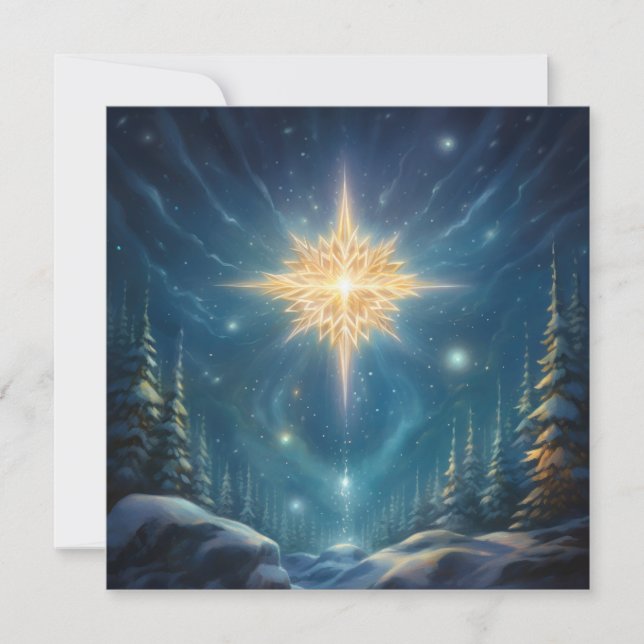 Magical North Star Greeting Card (Front)