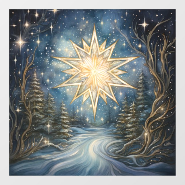 Magical North Star Window Cling (Sheet)