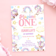 Magical One Rainbow Unicorn 1st Birthday Party