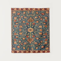 Magical Oriental Rug Pattern in Blue and Red
