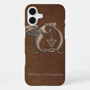 Magical Ouroboros Dragons with Name iPhone 16 Plus Case