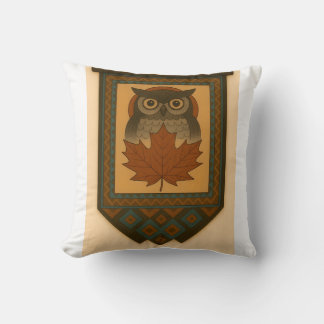 Magical Owl Design with Beaded Look Cushion