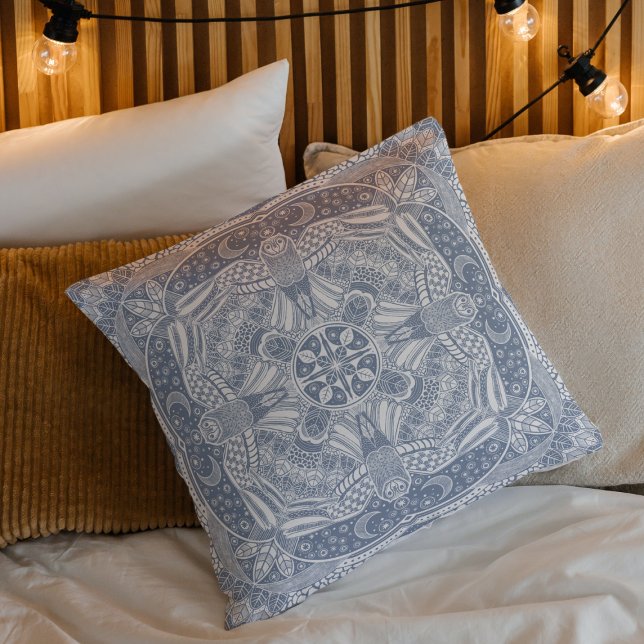 Magical Owl Mandala Cushion (Creator Uploaded)