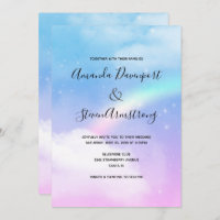 Magical Pastel Clouds and a Rainbow Wedding