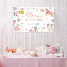 Magical Pastel Unicorn Rainbow Birthday Party