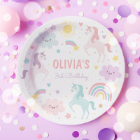 Magical Pastel Unicorn Rainbow Birthday Party