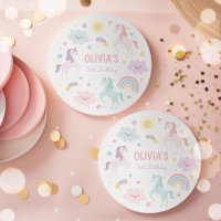 Magical Pastel Unicorn Rainbow Birthday Party