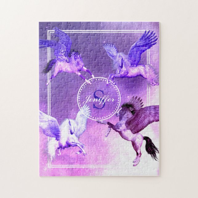 Magical Pegasus Universe.                      Jigsaw Puzzle (Vertical)