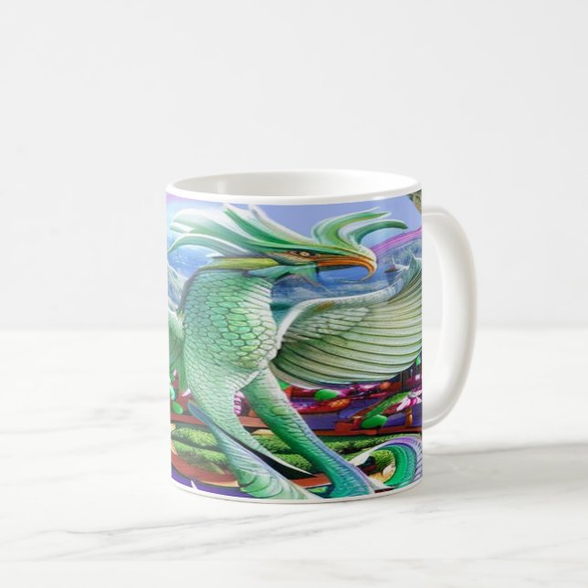 Magical Phoenix Coffee Mug (Front Right)