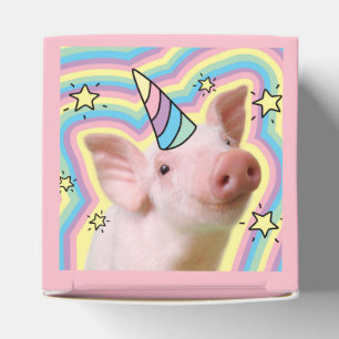 Magical Piglet Unicorn Favour Box