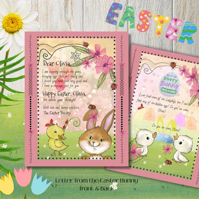 Magical Pink Letter from the Easter Bunny  (Magical Pink Letter from the Easter Bunny )