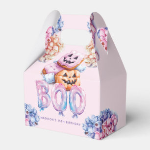 Magical Pink Purple Halloween Night Sleepover Favour Box