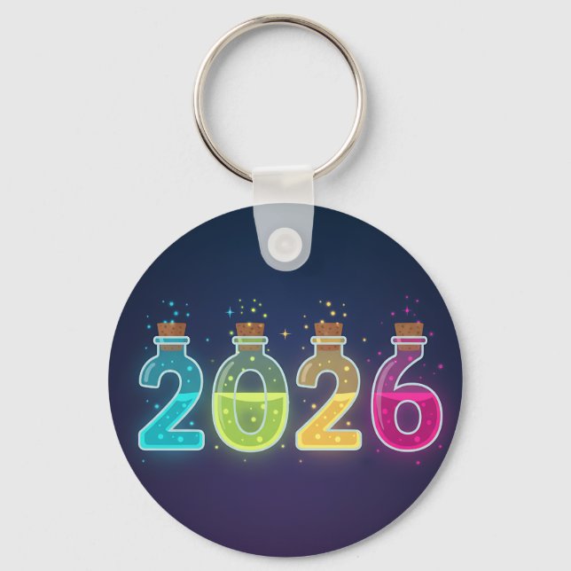 Magical Potion 2026 Glow Double-Sided Key Ring (Front)