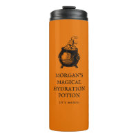Magical potion funny Halloween personalised water