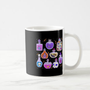 Magical Potions Bottles Witchy Halloween Print Coffee Mug