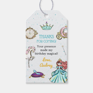 Magical Princess Fairytale Favour Thank You Tag