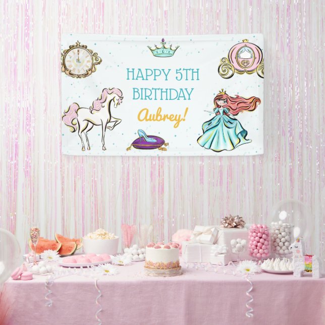 Magical Princess Fairytale Party Banner (Party)