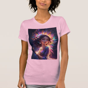 Magical Princess in Tiara T-shirt Colour Choice