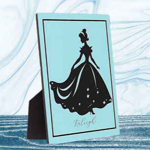 Magical Princess Sillouette Personalised Print Plaque