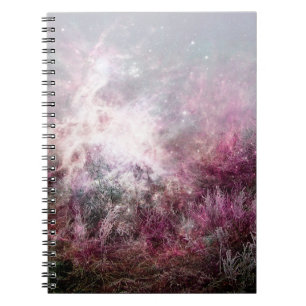 Magical Purple Pixie Dust Nebula Wilderness Notebook