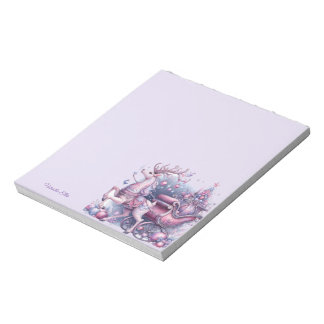 Magical Purple Reindeer Notepad