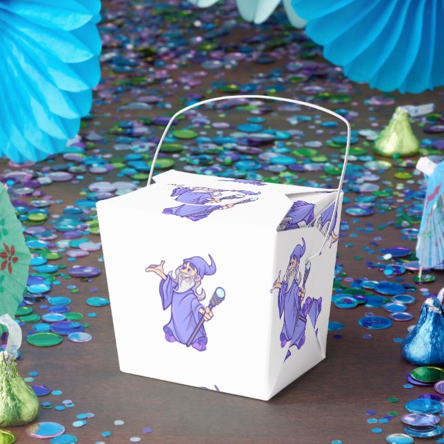 Magical purple wizard magician sorceress favour box (Party)
